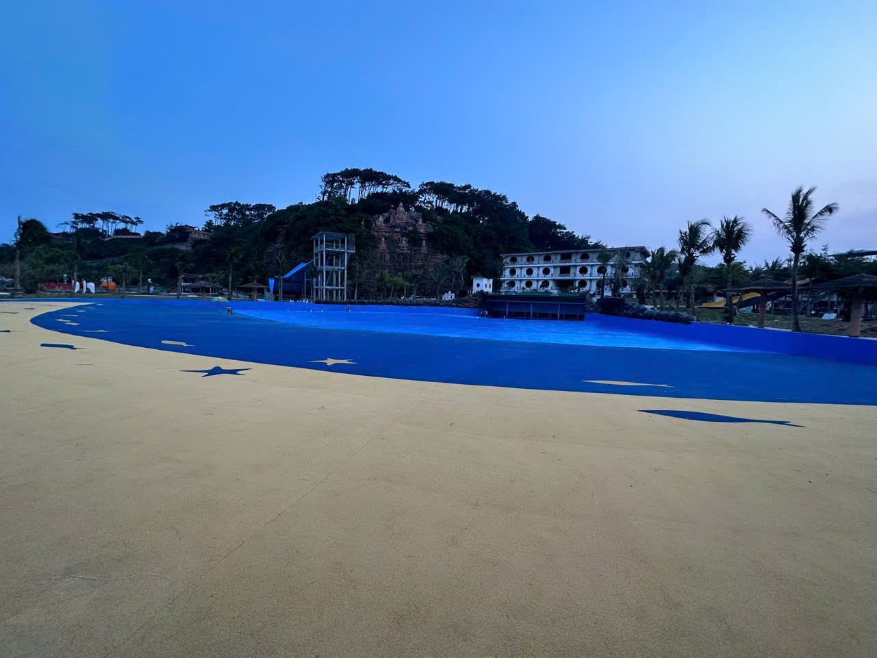 Thi công bể bơi khu du lịch hòn dấu Đồ Sơn Hải Phòng