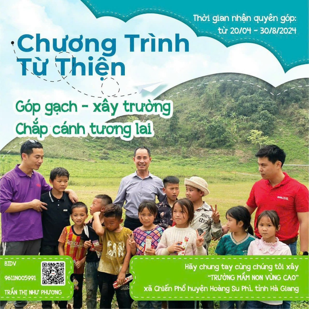 sự kiện thiện nguyện xây trường tại Hà Giang cùng BNI Excellence